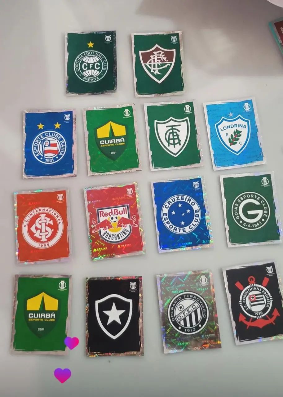Figurinhas do brasileirão 2026