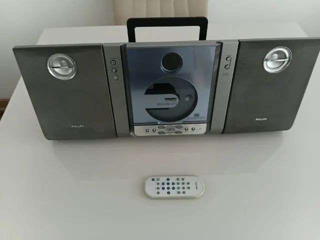 Micro System Philips MC235 Vertical com Controle (Leia a Descrição / Com Defeito)