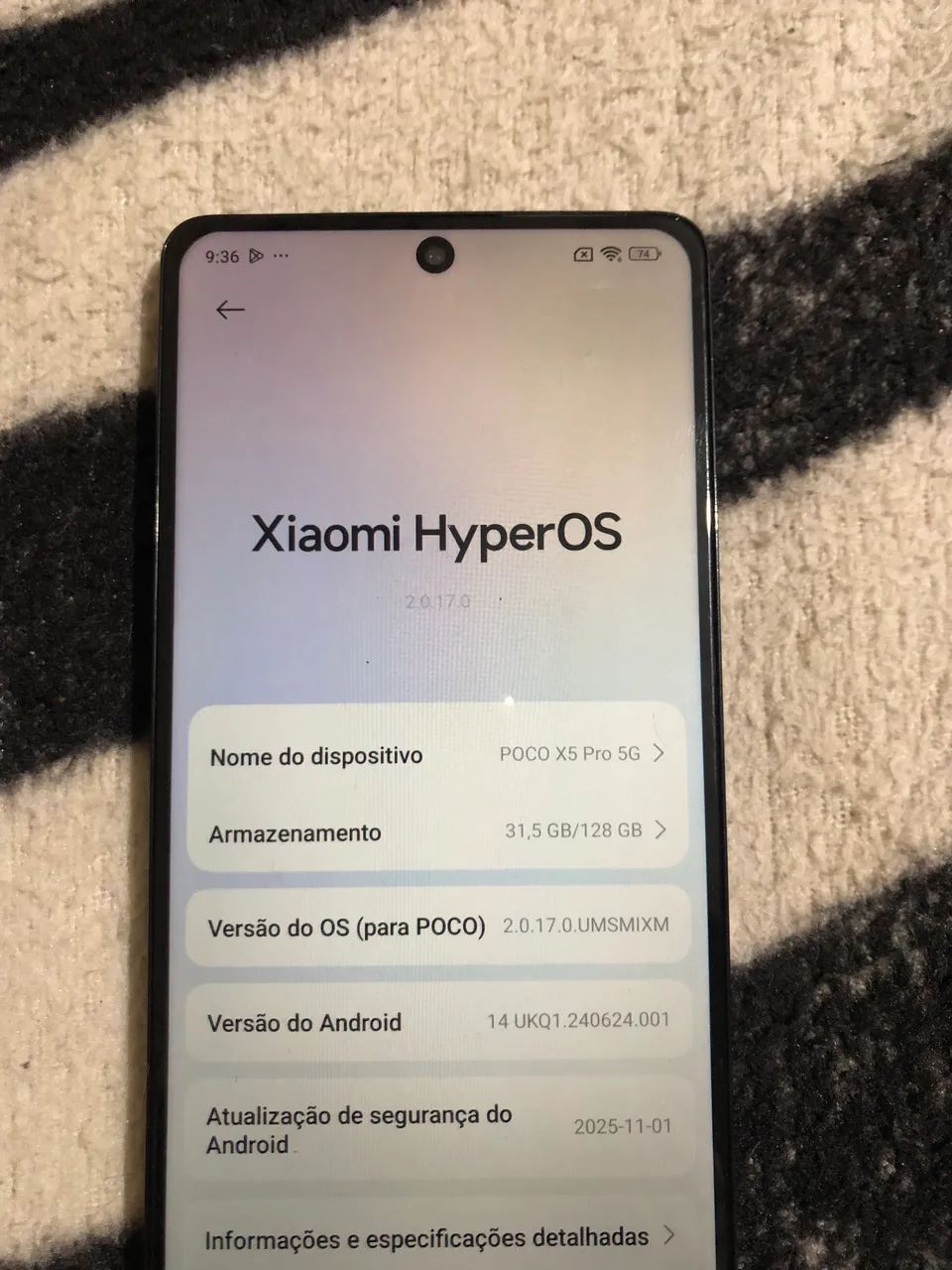 POÇO X5 PRO 5G