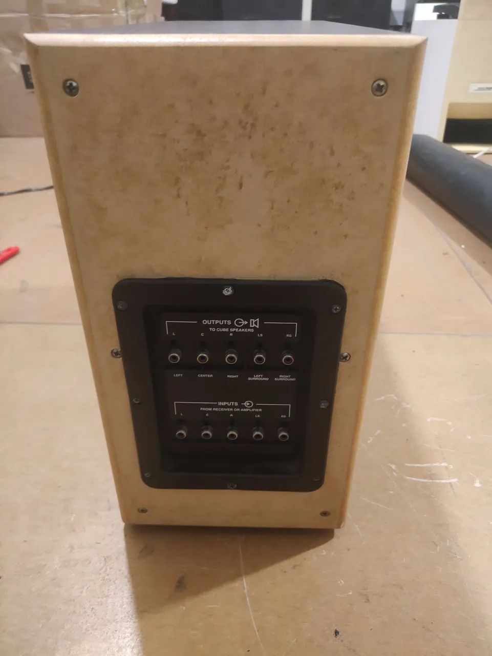 Bose acoustimass e 5 caixinhas cubo  - Foto 4