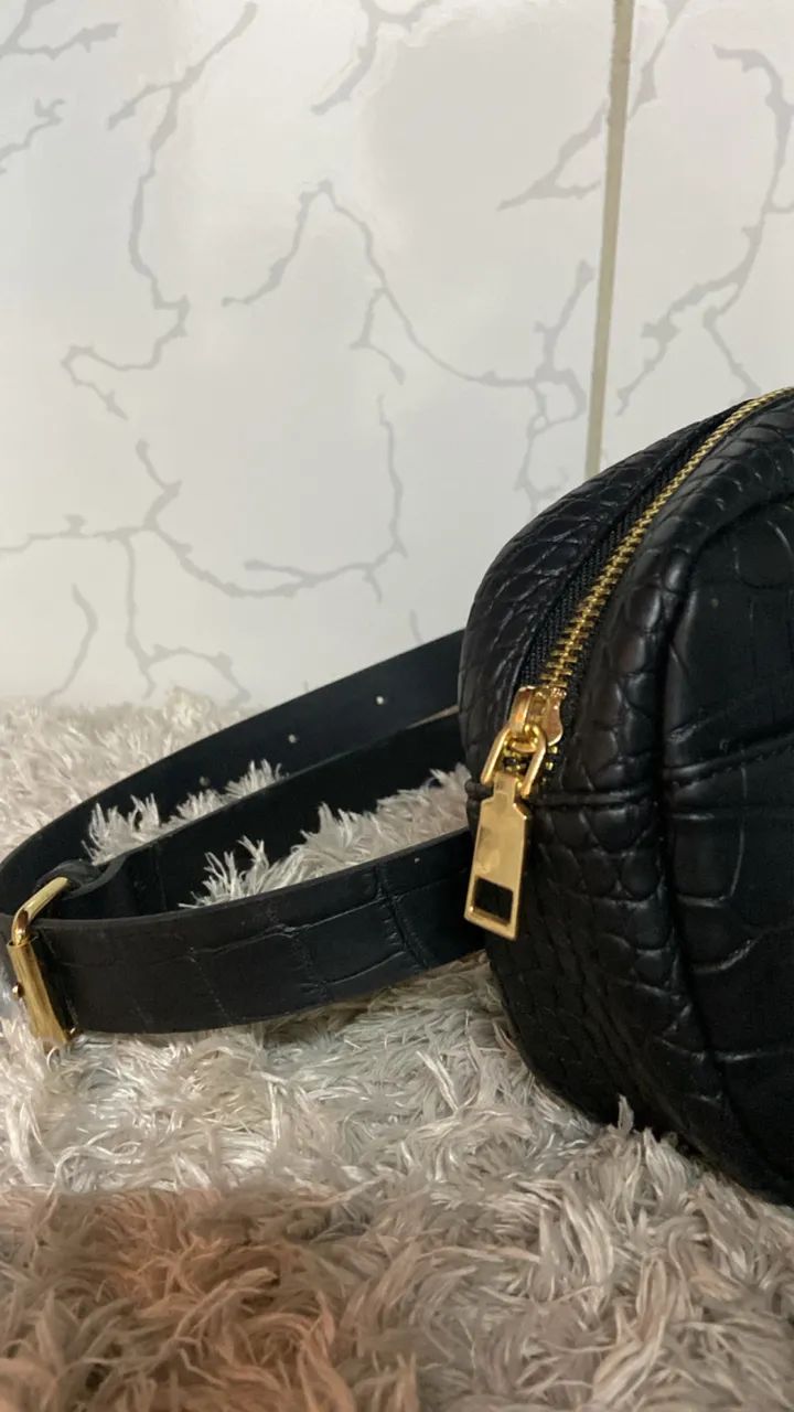 Pochete de couro PU com cinto removível  - Foto 5