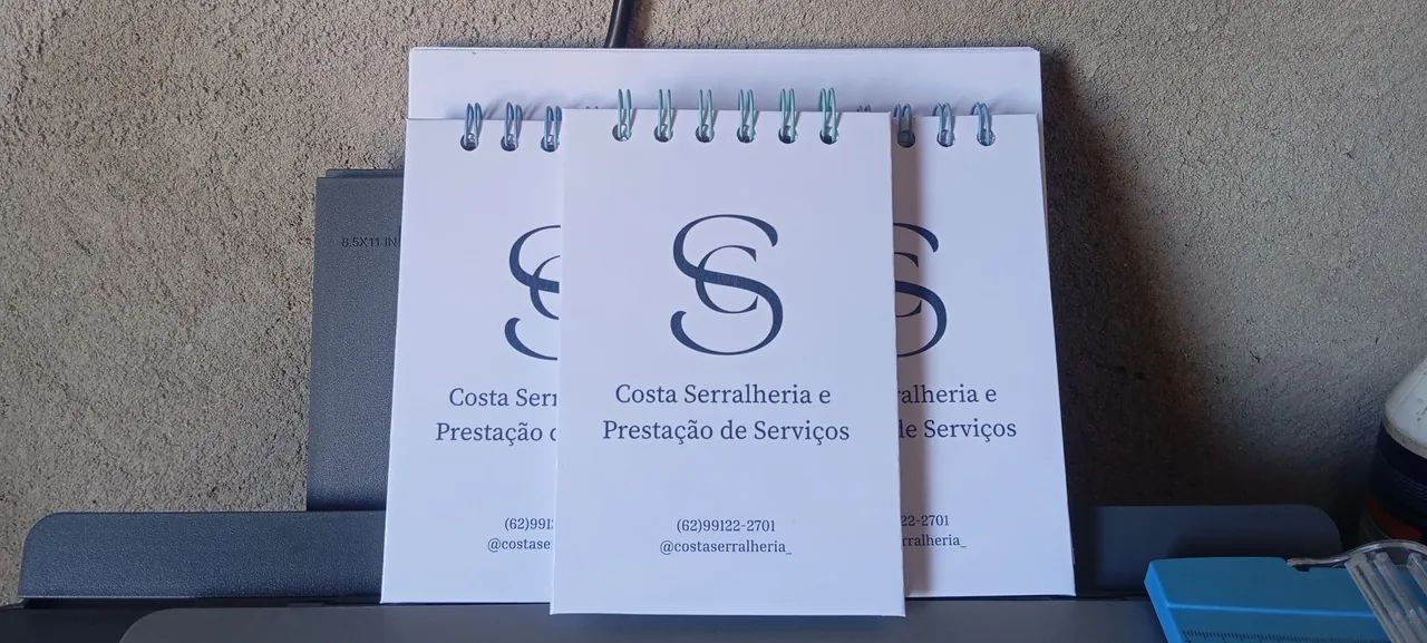 Bloco de anotações personalizado 