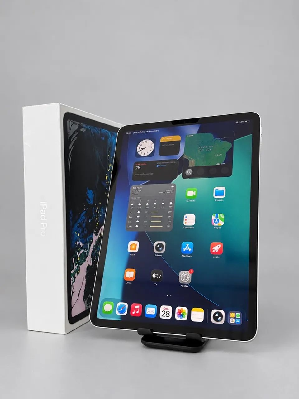 iPad Pro 11'' 256GB + Apple Pencil 2 - Completo Impecável - Foto 2