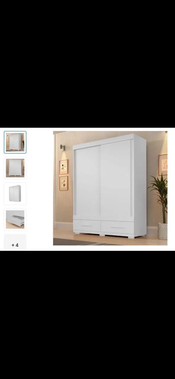 Guarda roupa de solteiro MDF