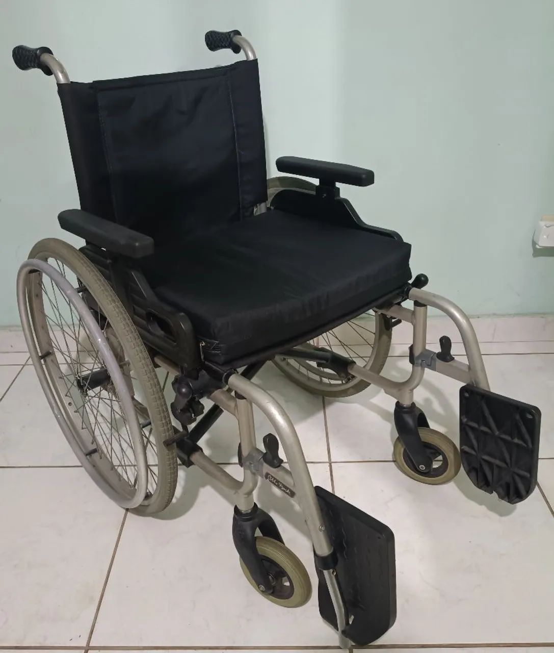 cadeira de rodas em alumínio dobrável, ottobock - Foto 3