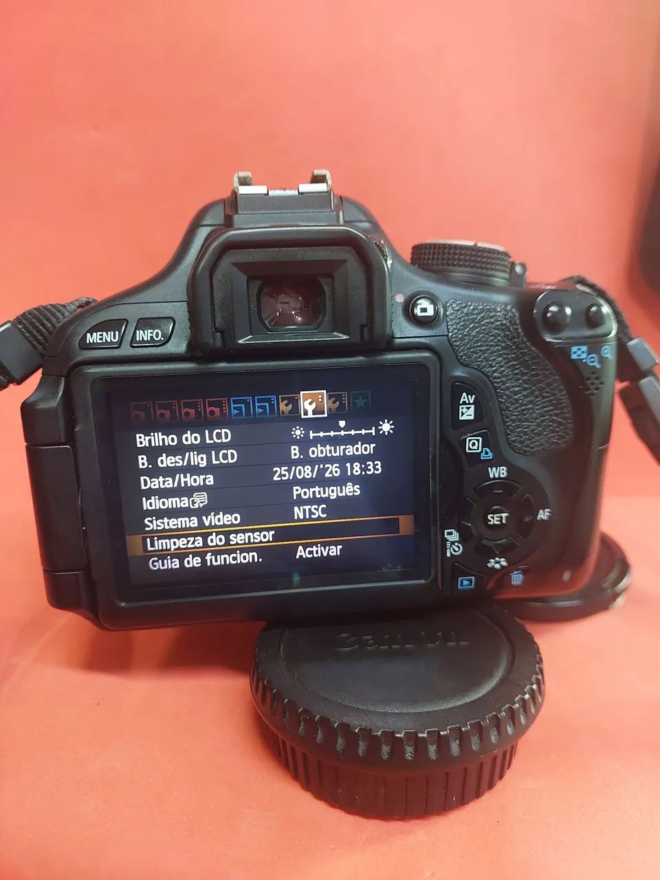 Câmera Cânon T3i funcionando perfeitamente limpa e revisada  - Foto 4