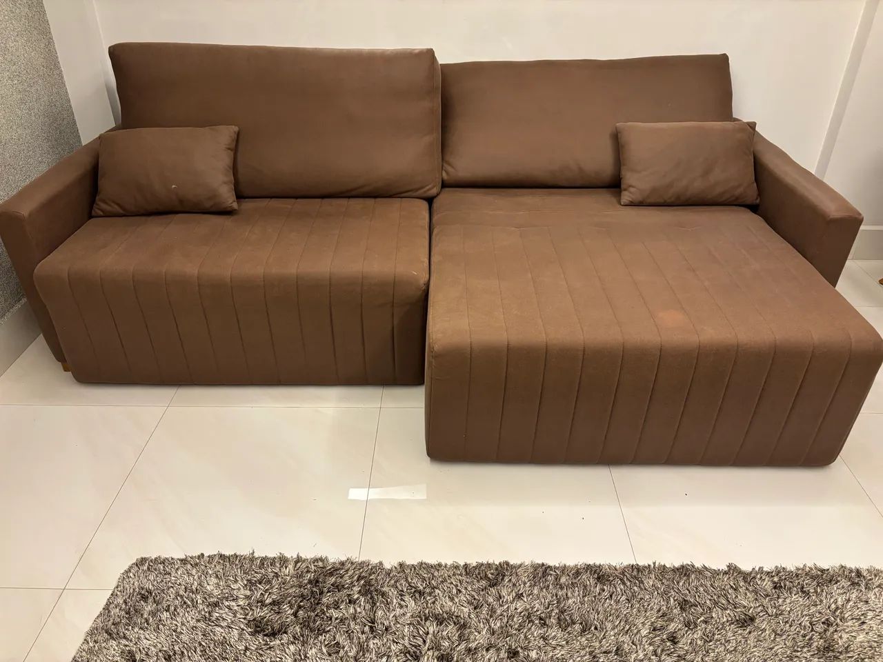 Sofá Retrátil 2,60m - Muito confortável | Excelente estado - Foto 4