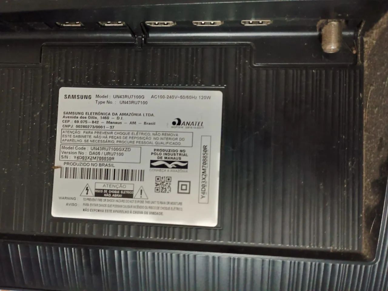 Smart tv Samsung 43" - Com defeito - Foto 4