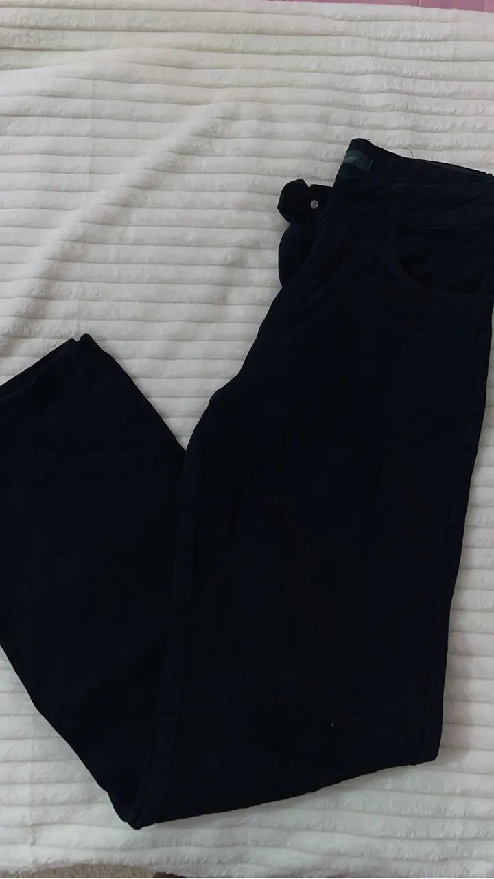 Calça cargo jeans