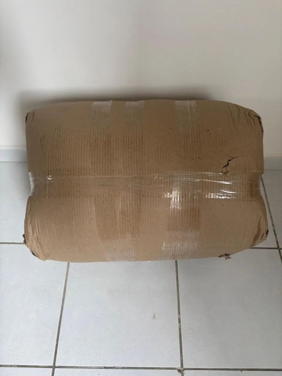 Almofada Cabeceira Casal 188 cm com bolso lateral cor CAPUCCINO - Foto 2