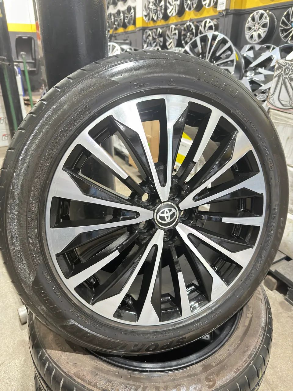 Rodas aro 17 com pneus 215/50 - Foto 4