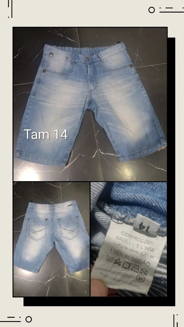 Bermuda jeans Tam 14  - Foto 4