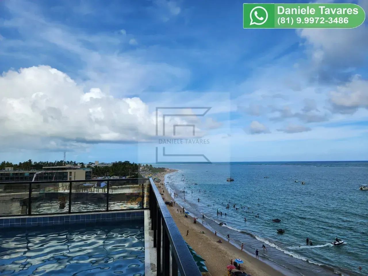 Flat com vista para o Mar em Tamandaré - PRONTO - Foto 5