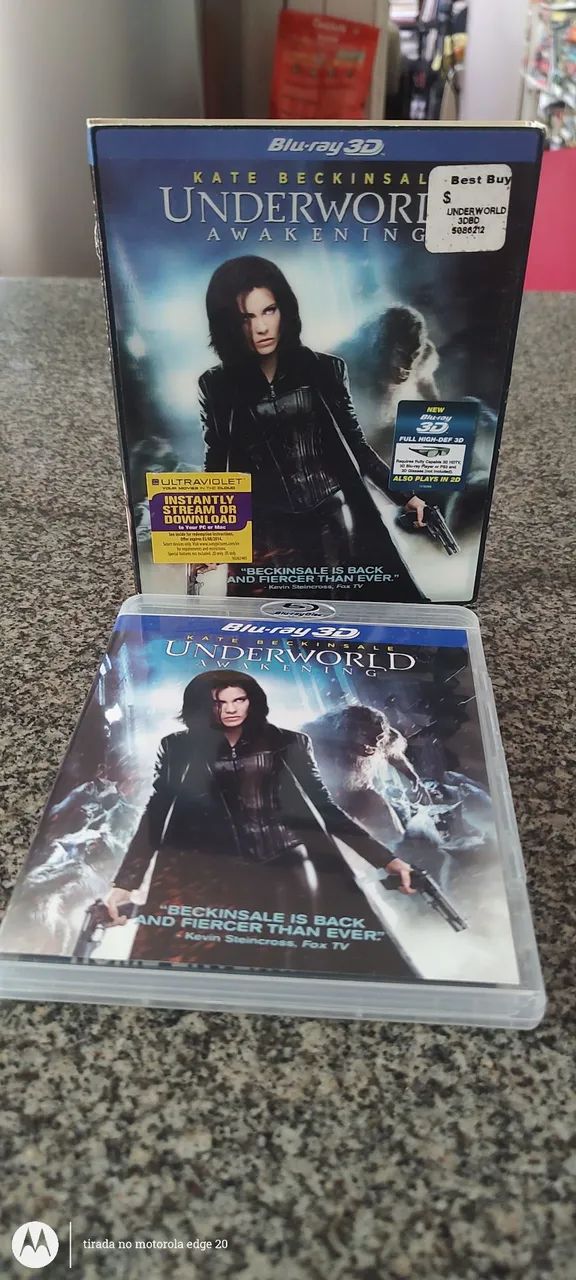 Dvd underworld awakening blu-ray 3 D