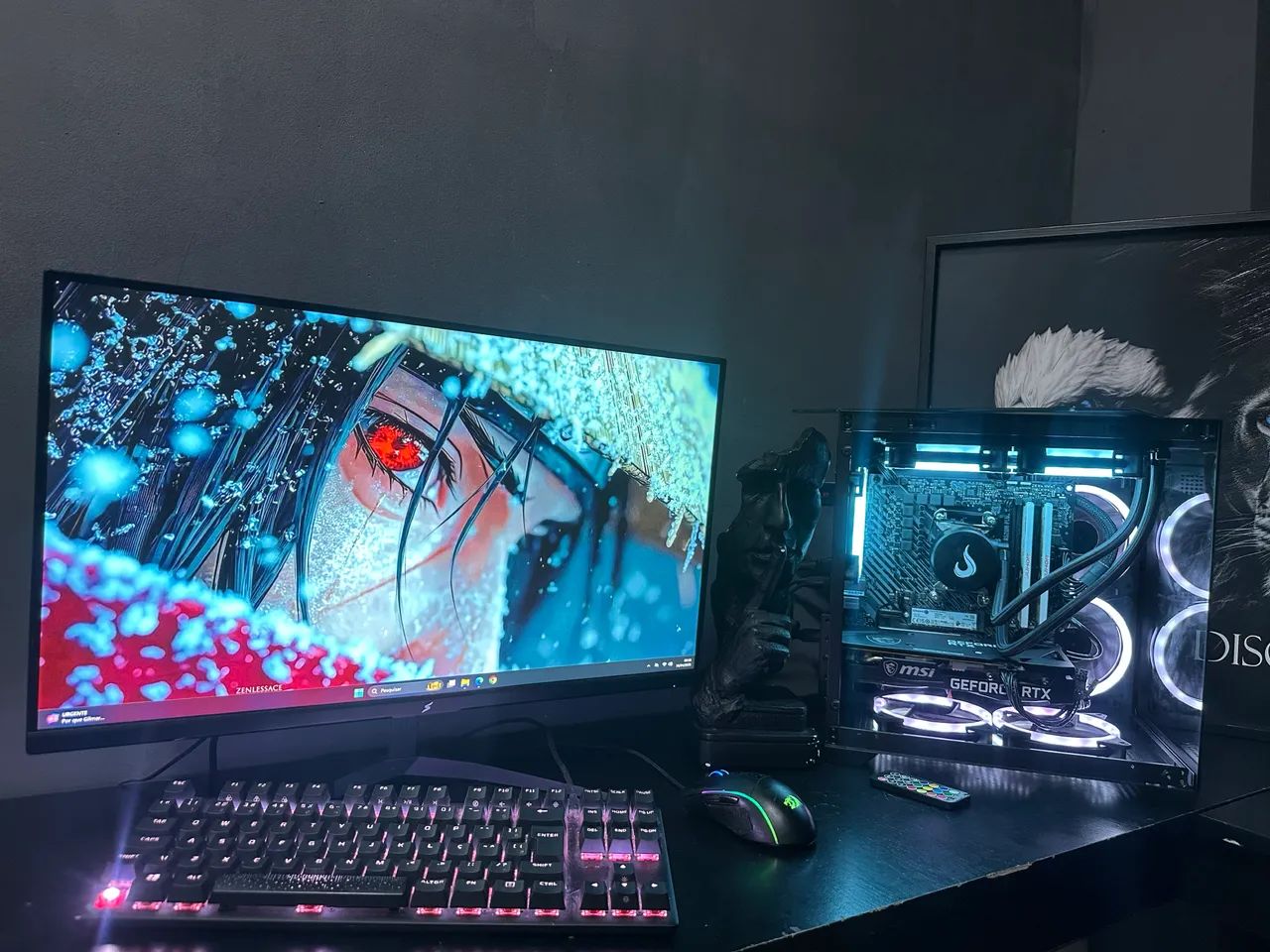 GAMING PC RYZEN 7 5700X + RTX 3060 12GB + COMPLETE