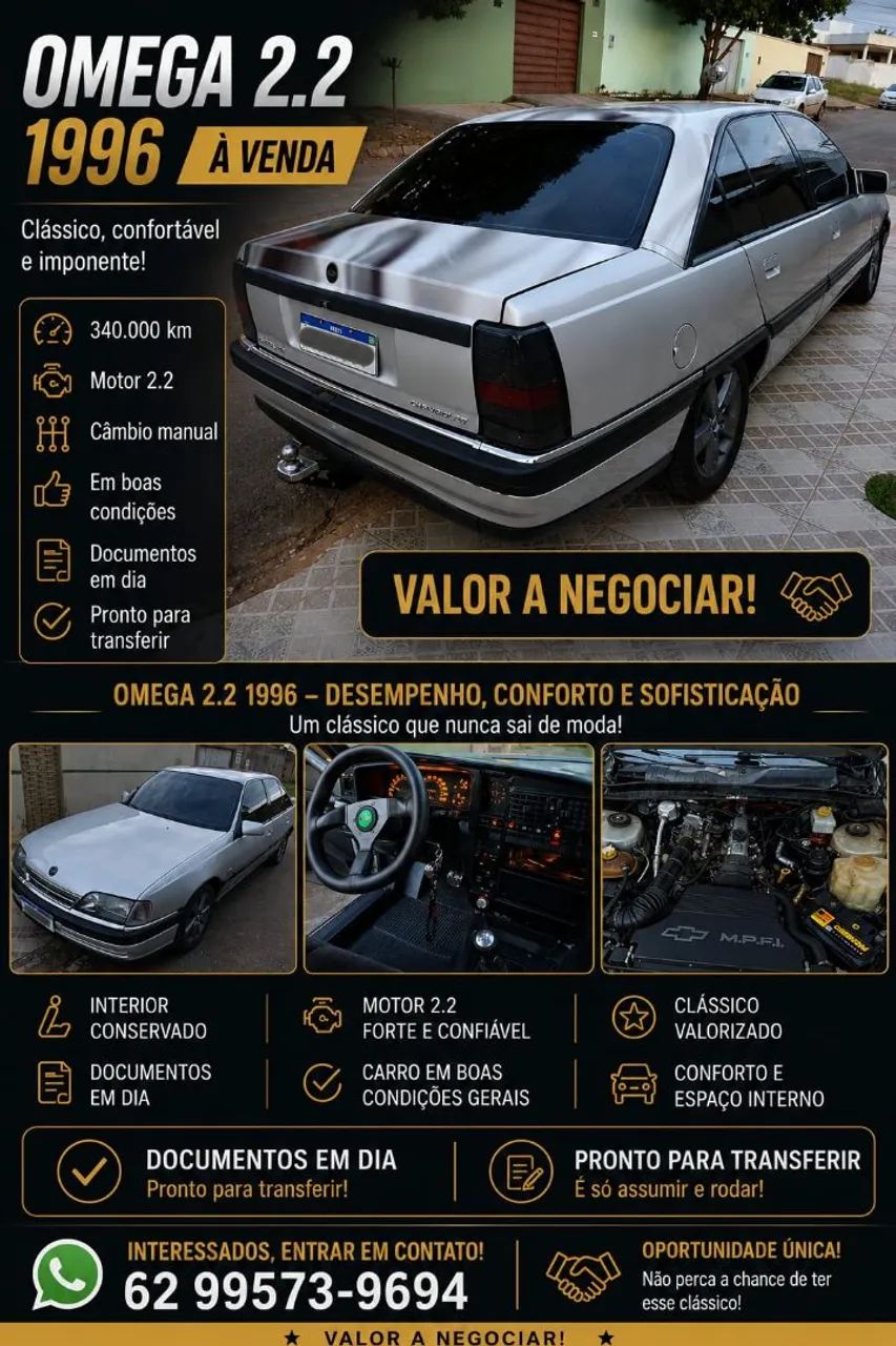 Chevrolet Omega GLS 2.2 / 2.0 1996