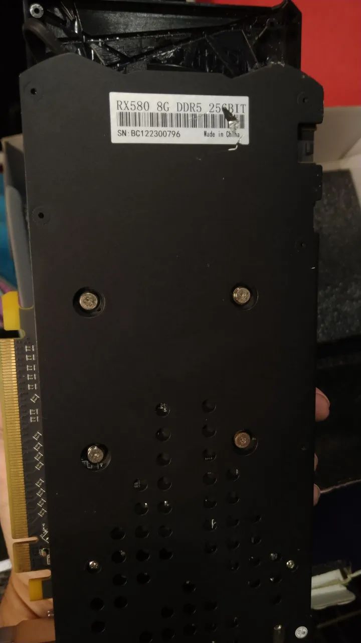 Placa de vídeo RX 580
