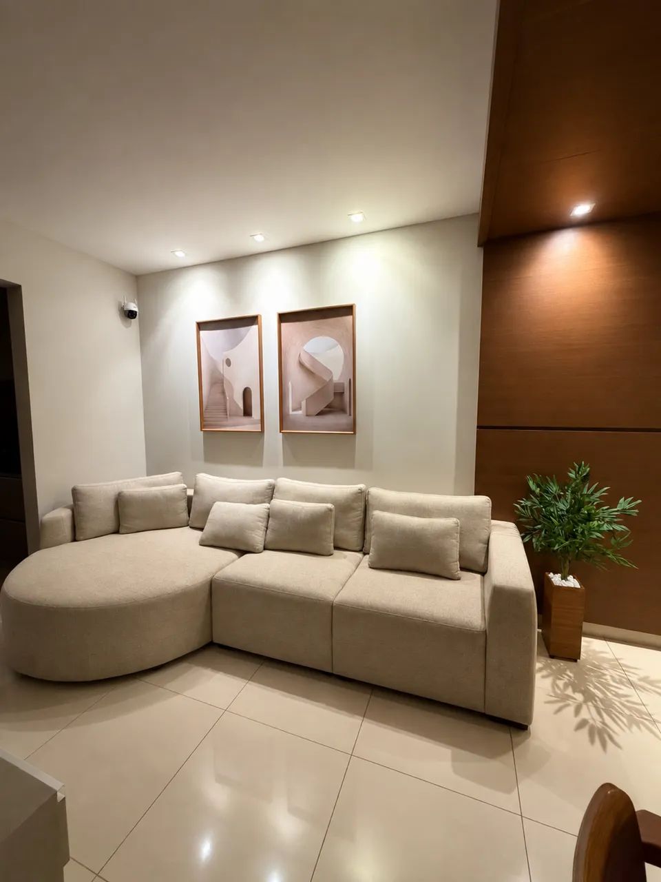 Sofá chaise redonda 