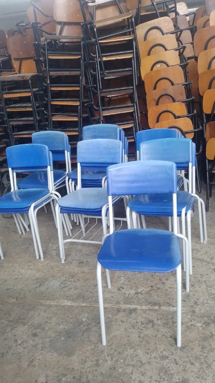 Cadeira Escolar Juvenil de Plástico - Foto 3