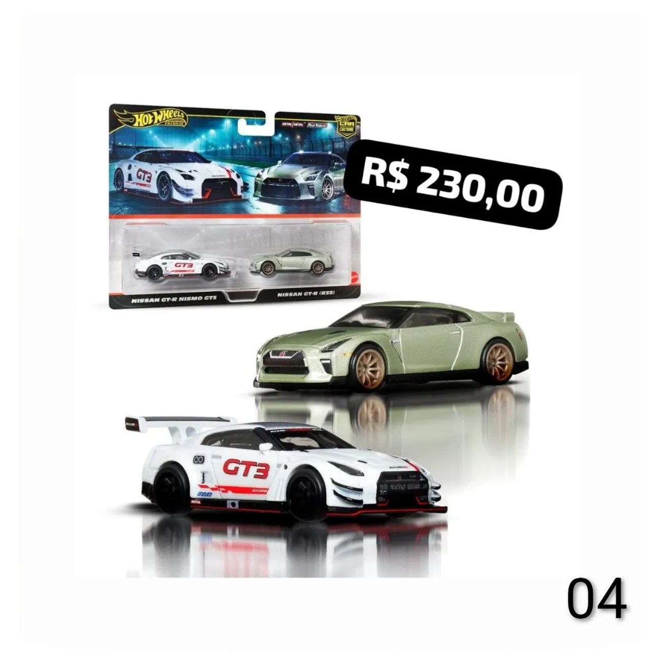 Hotwheels two pack GTR R35