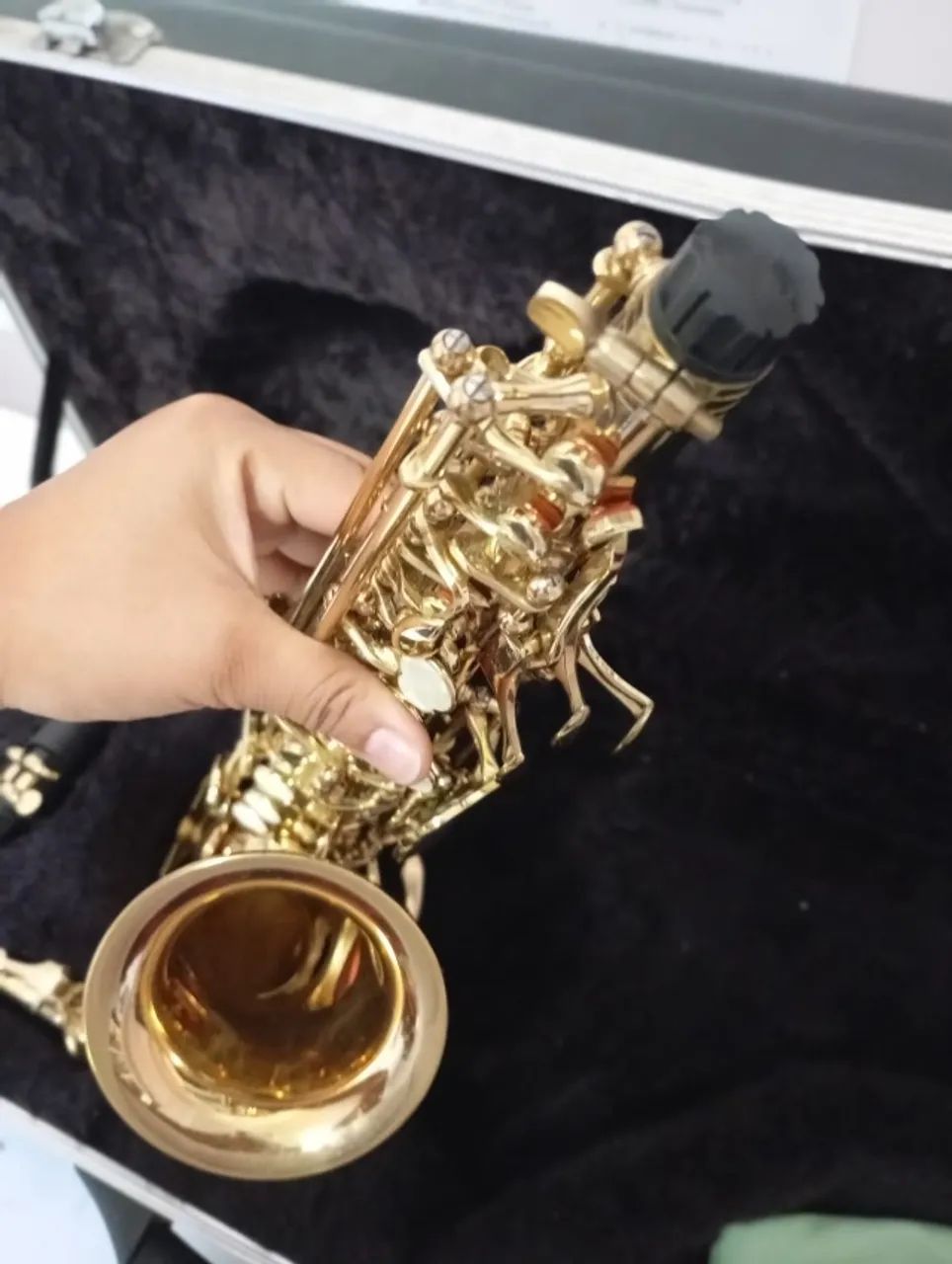 SAXOFONE SOPRANO CURVO DA MARCA WALDMAN  - Foto 4