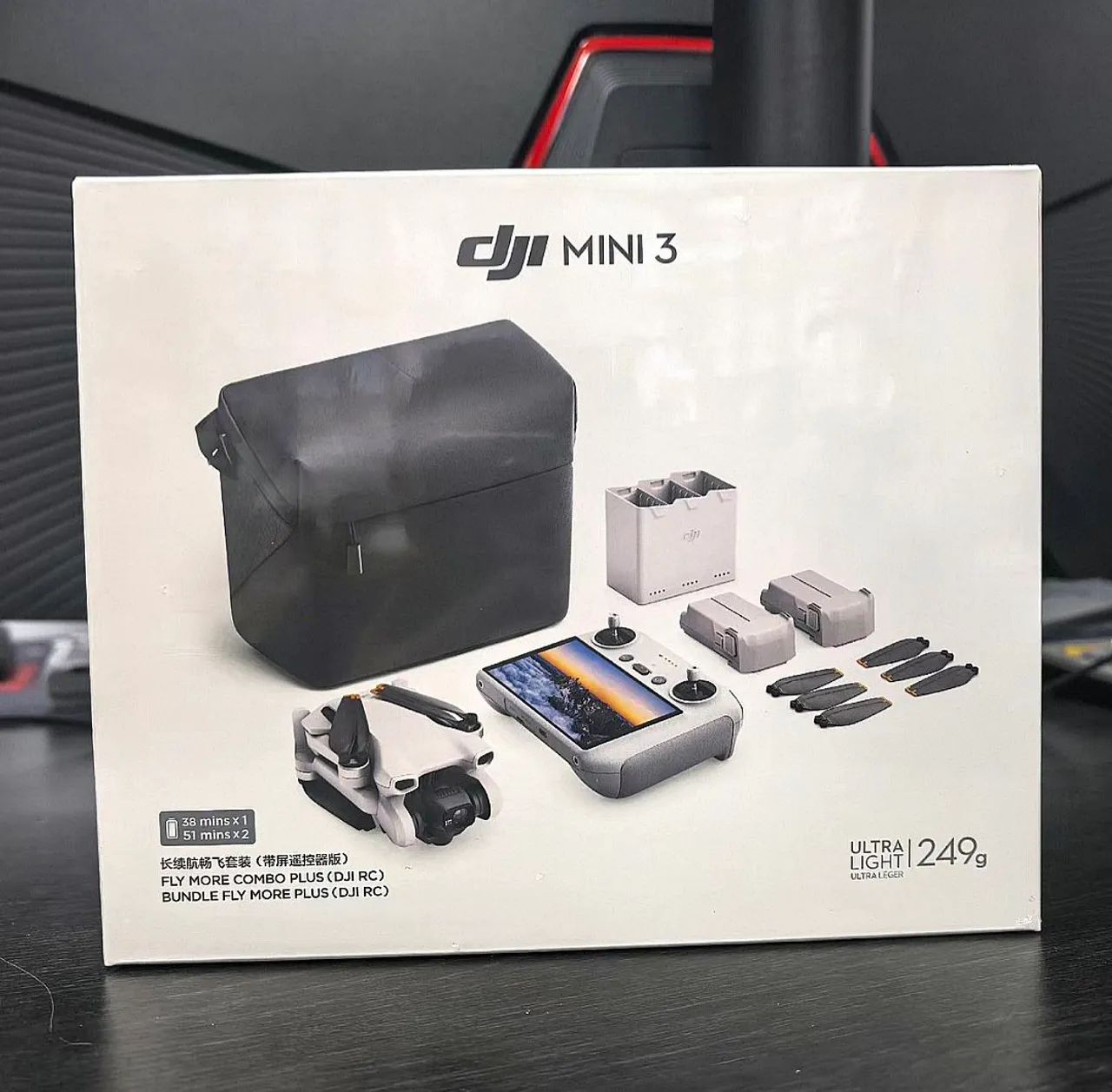 DRONE DJI MINI 3 FLY MORE PLUS COMBO LACRADO PRONTA ENTREGA!