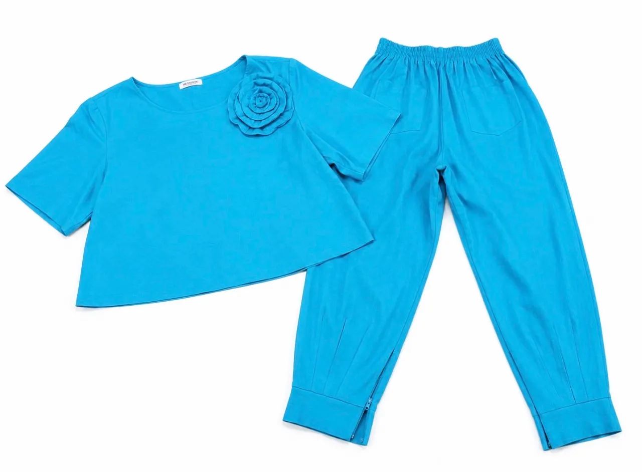 Conjunto azul turquesa Maxi plus gg - Foto 2