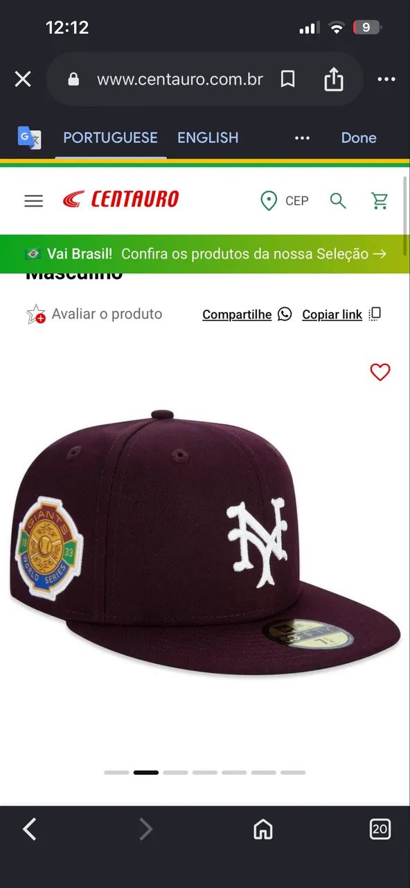 Bone new era 59fifty 5/8