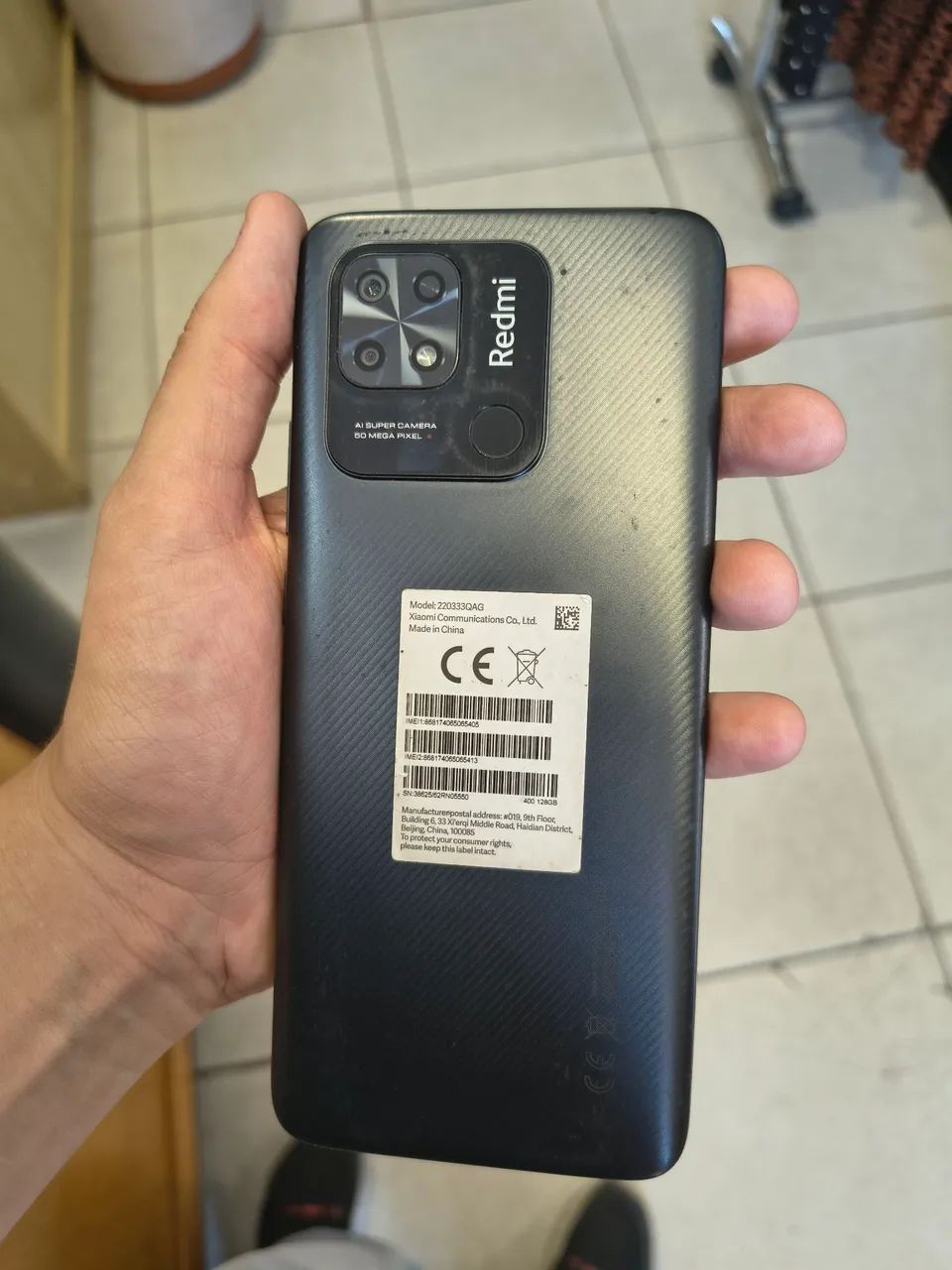 Smartphone Redmi10C usado-bom - Foto 4