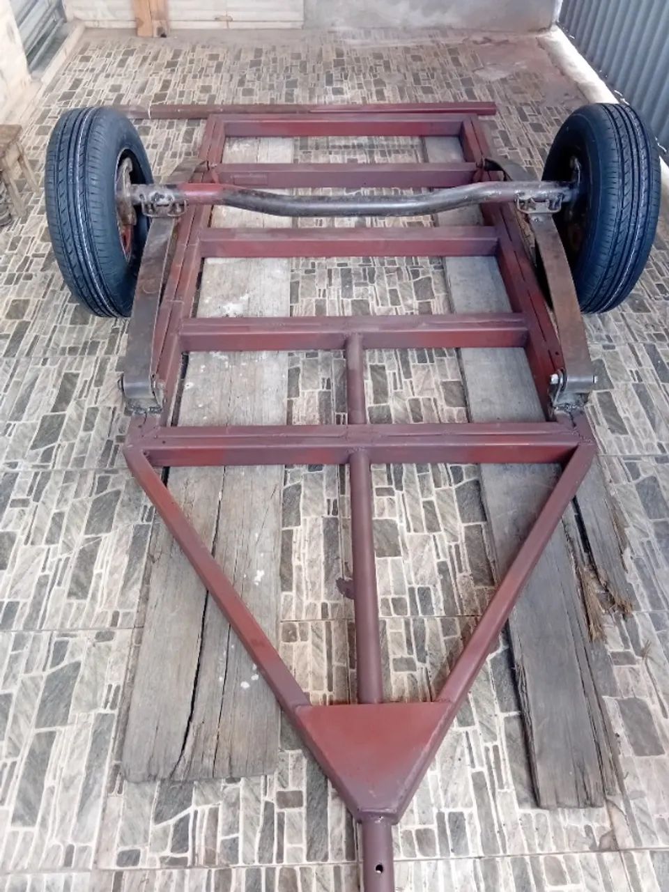 CARRETINHA TIPO REBOQUE - Foto 3