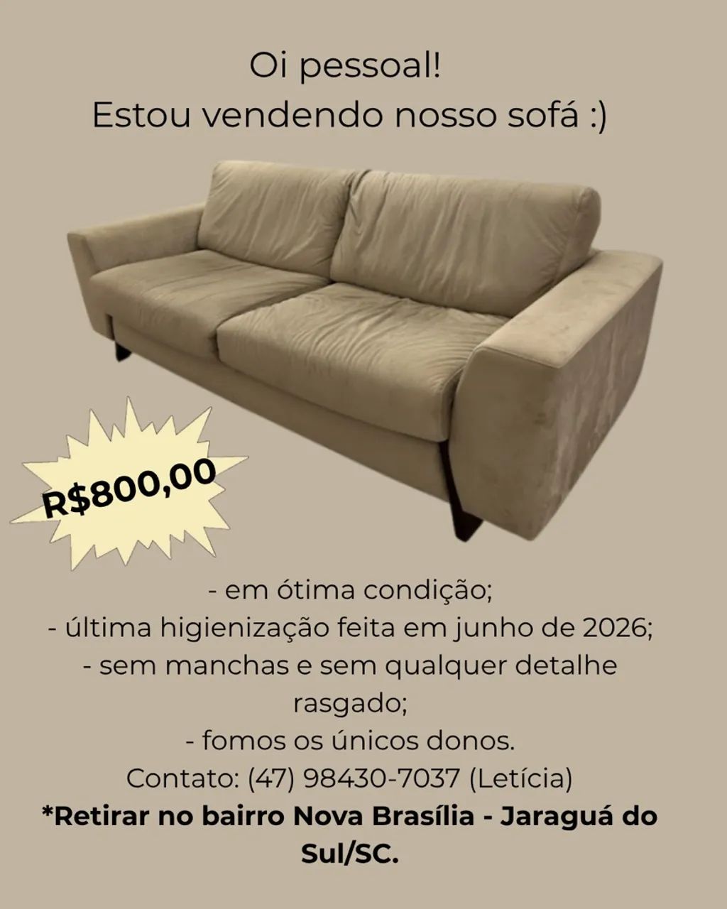 Sofá (ótimo estado) 