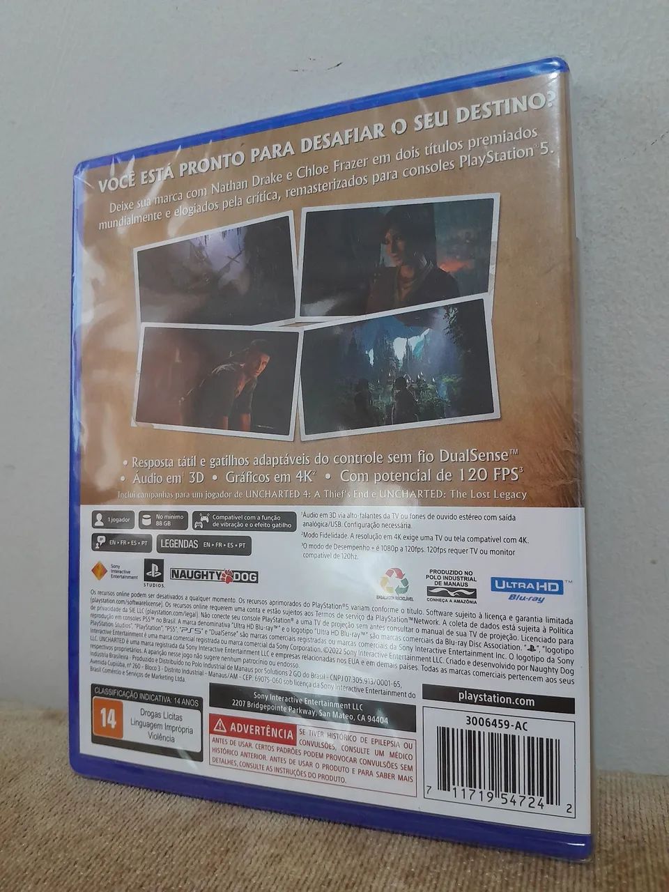 Uncharted (LACRADO) Legado dos Ladrões PS5 - Foto 3