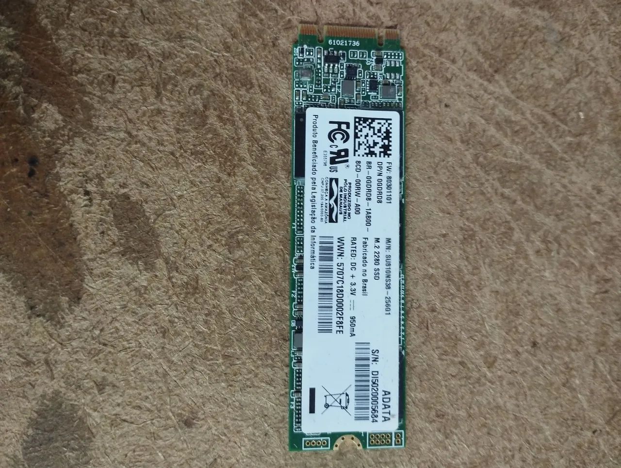 Nvme M2 SATA 256gb
