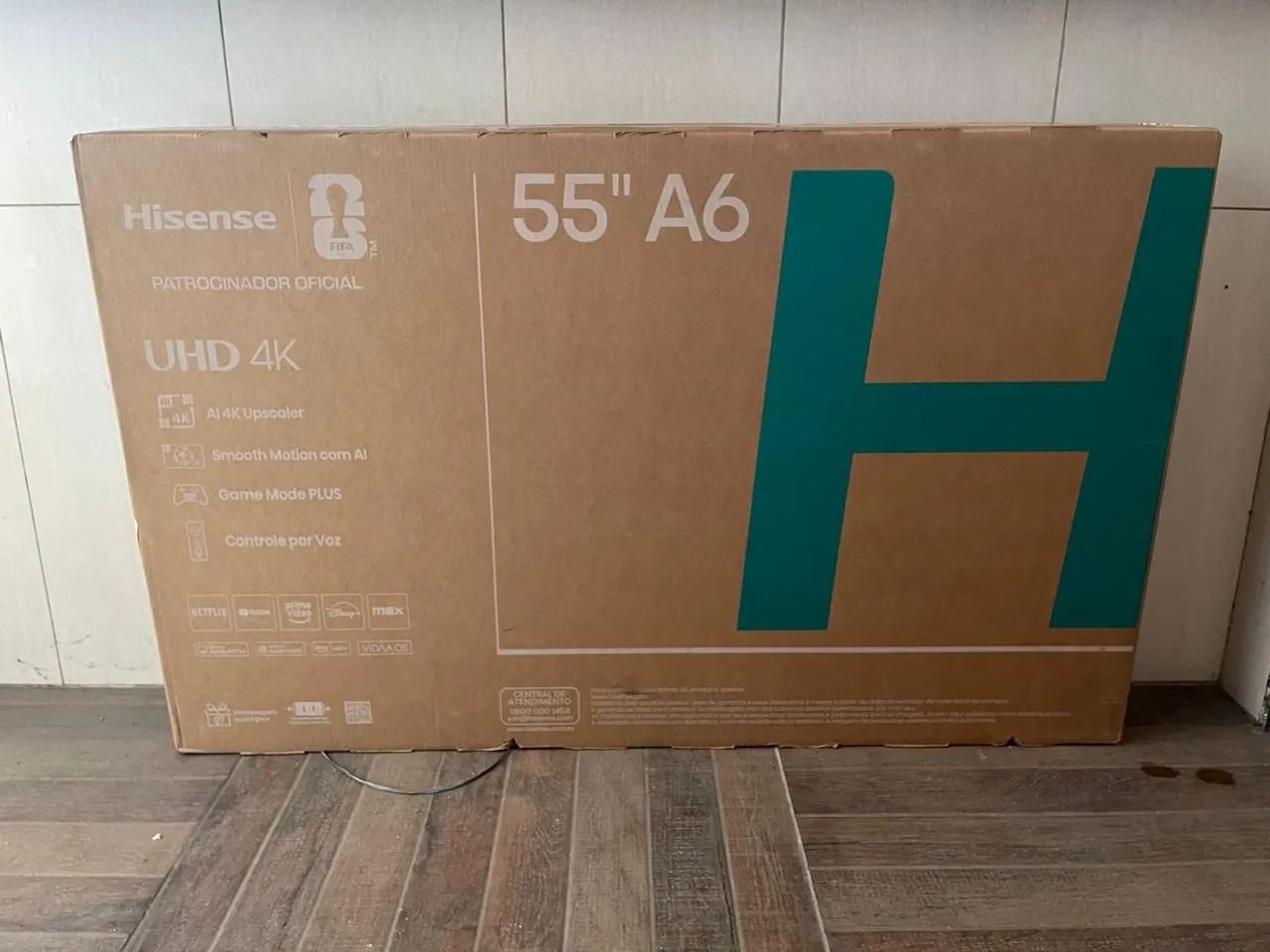 Smart TV Hisense 55 polegadas Lacrada  - Foto 2