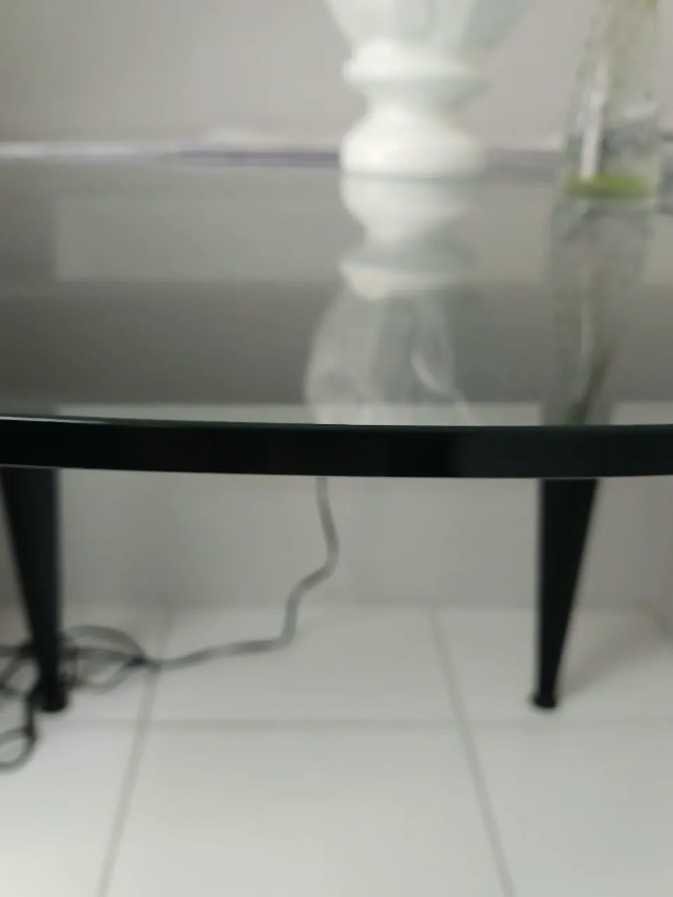 MESA COM TAMPA DE VIDRO - Foto 2