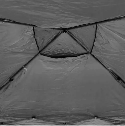 Tenda Gazebo dobrável (articulado) com pés em alumínio 3mx3m / 2,5m kala azul c/sacola - Foto 5