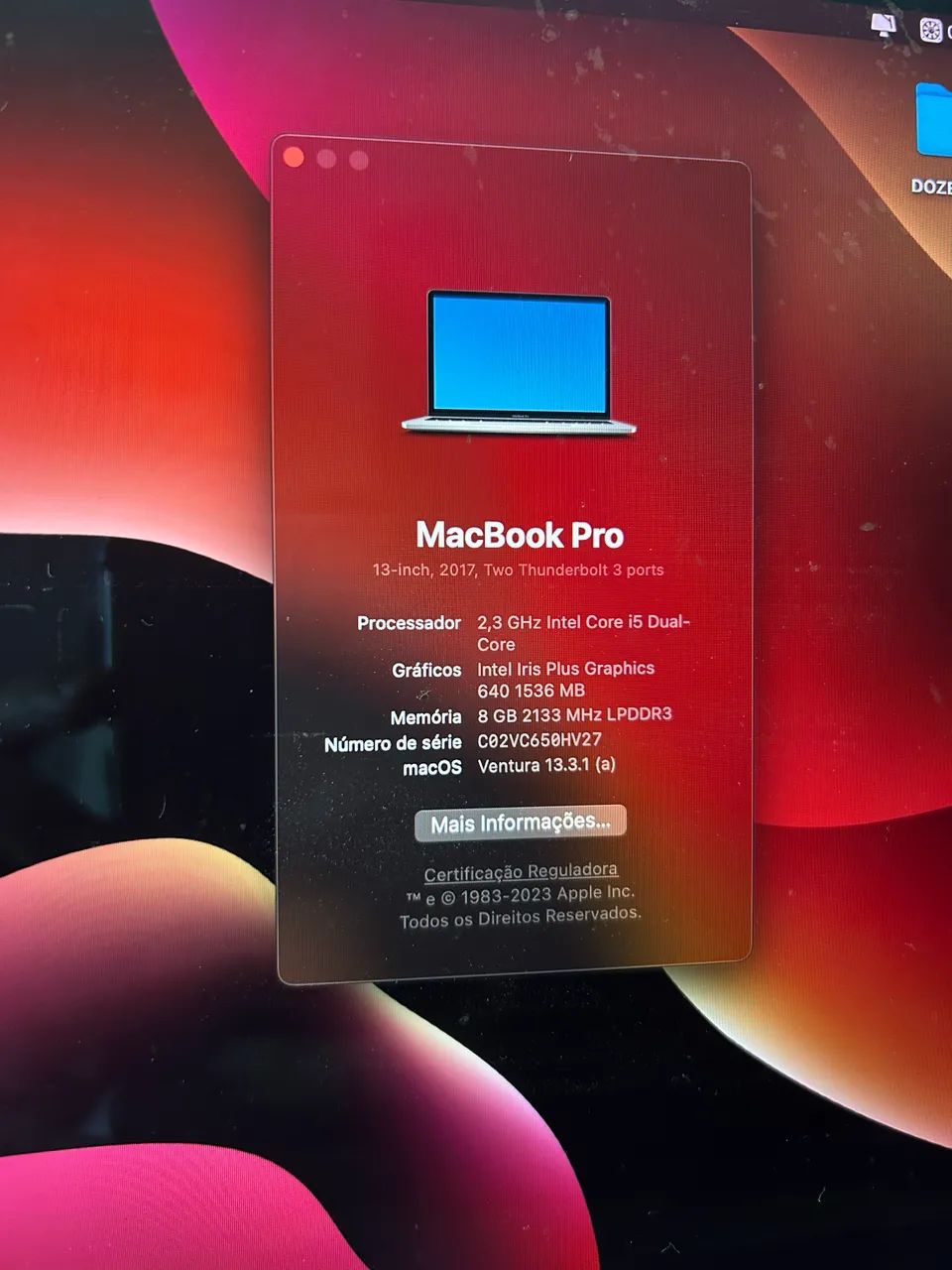MacBook Pro 13インチ 2017 Core i5 8GB ジャンク品 Macbook Pro 13 2017 | Mercado Livre