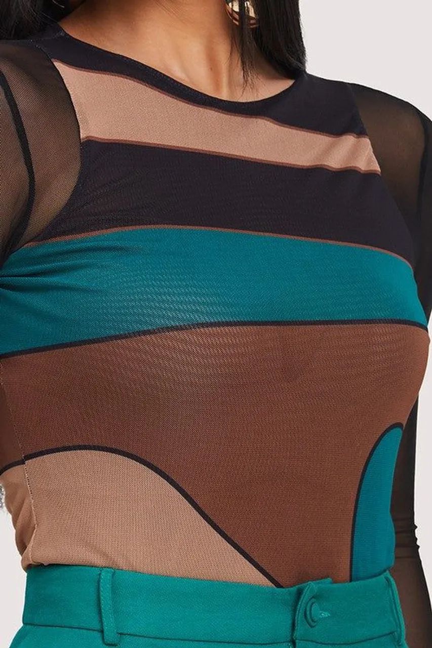 Blusa moda colmeia  - Foto 3