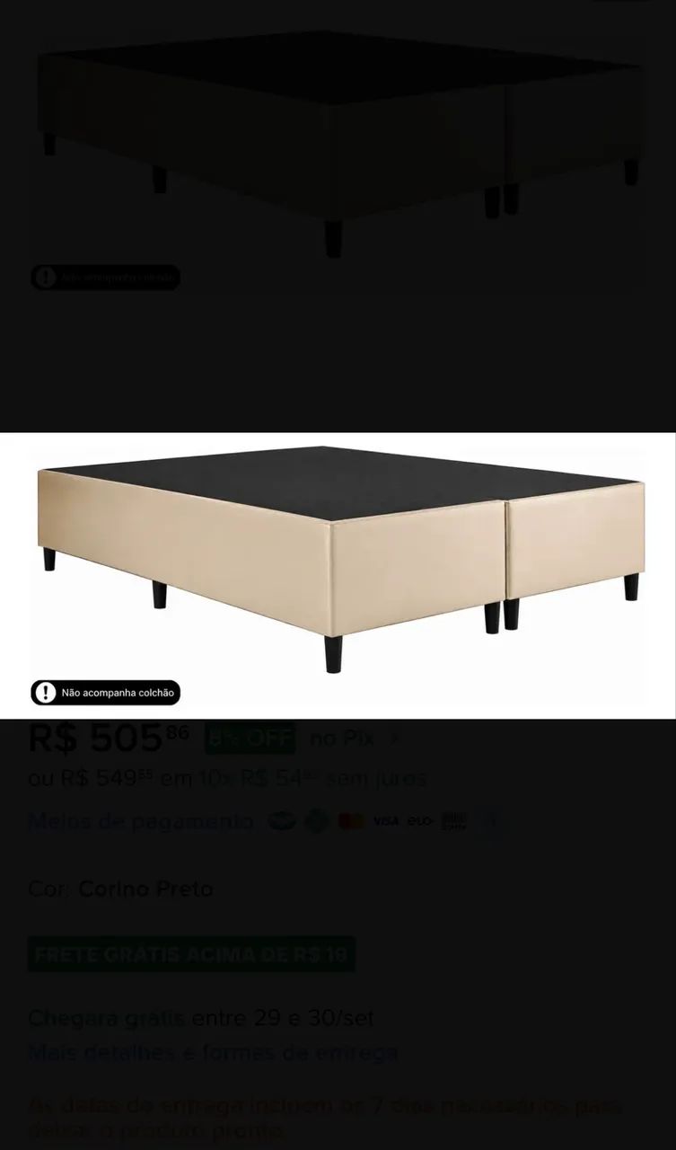 Cama Queen 198x 158 - Foto 2