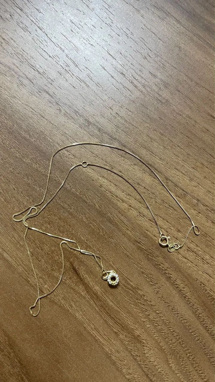 Colar de ouro feminino 