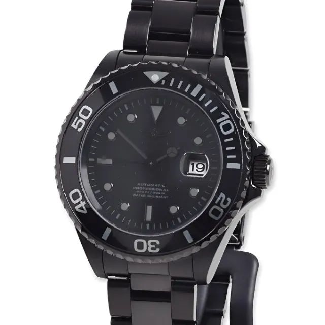 Relógio Invicta Pro Diver All Black Automático - Impecável, Na Caixa Com Nota Fiscal