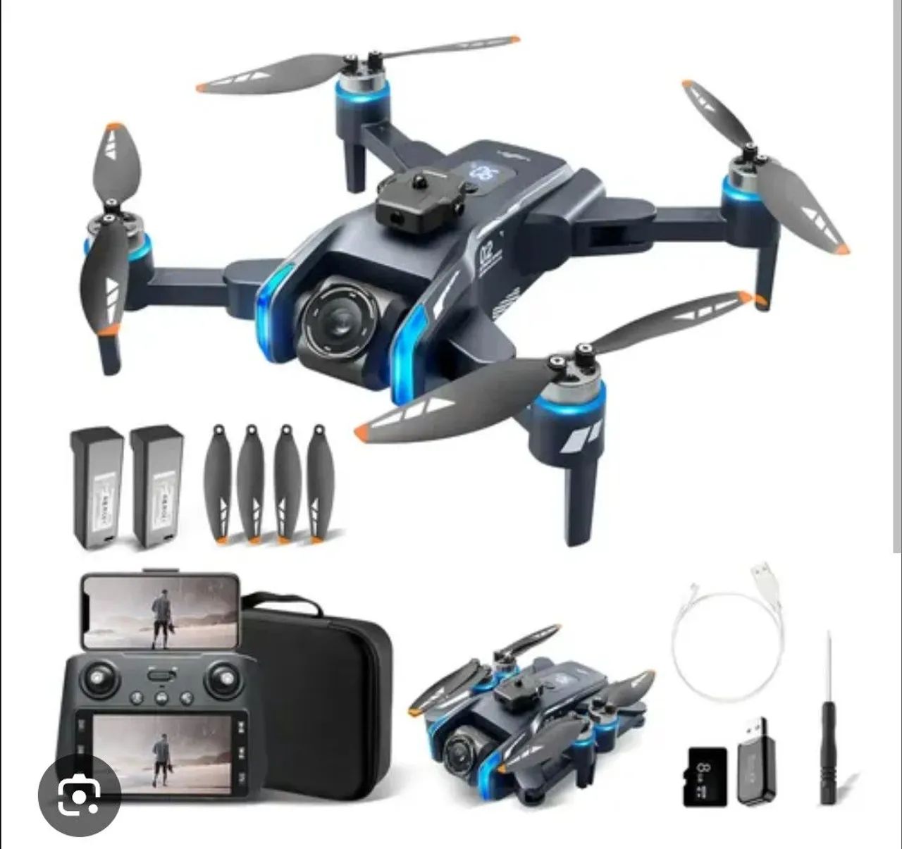 Drone xt808 com 2 baterias  - Foto 2