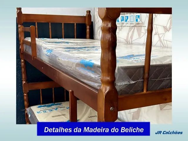 Beliche Completo com 2 Colchões e 2 Travesseiros - Foto 4