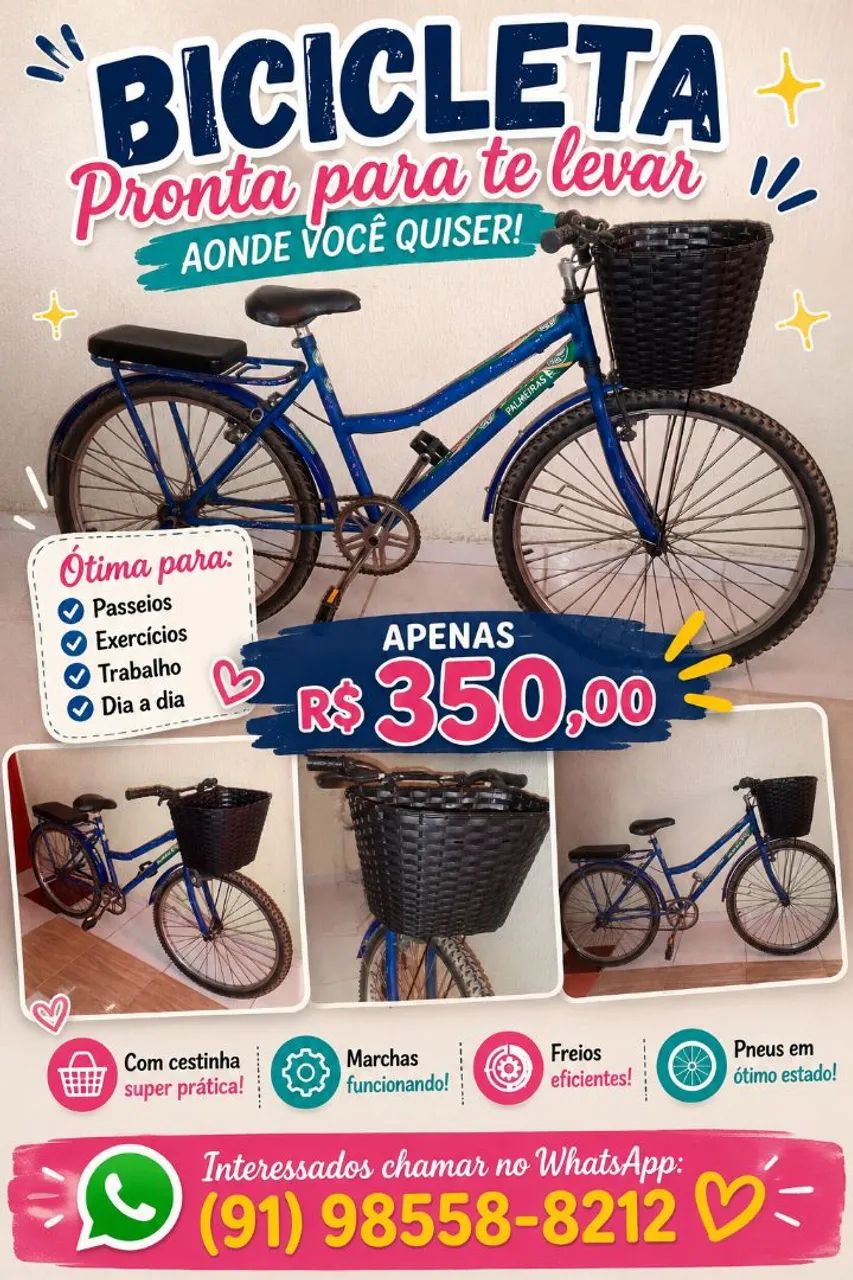 Bicicleta Aro 26 R$350 - Foto 4