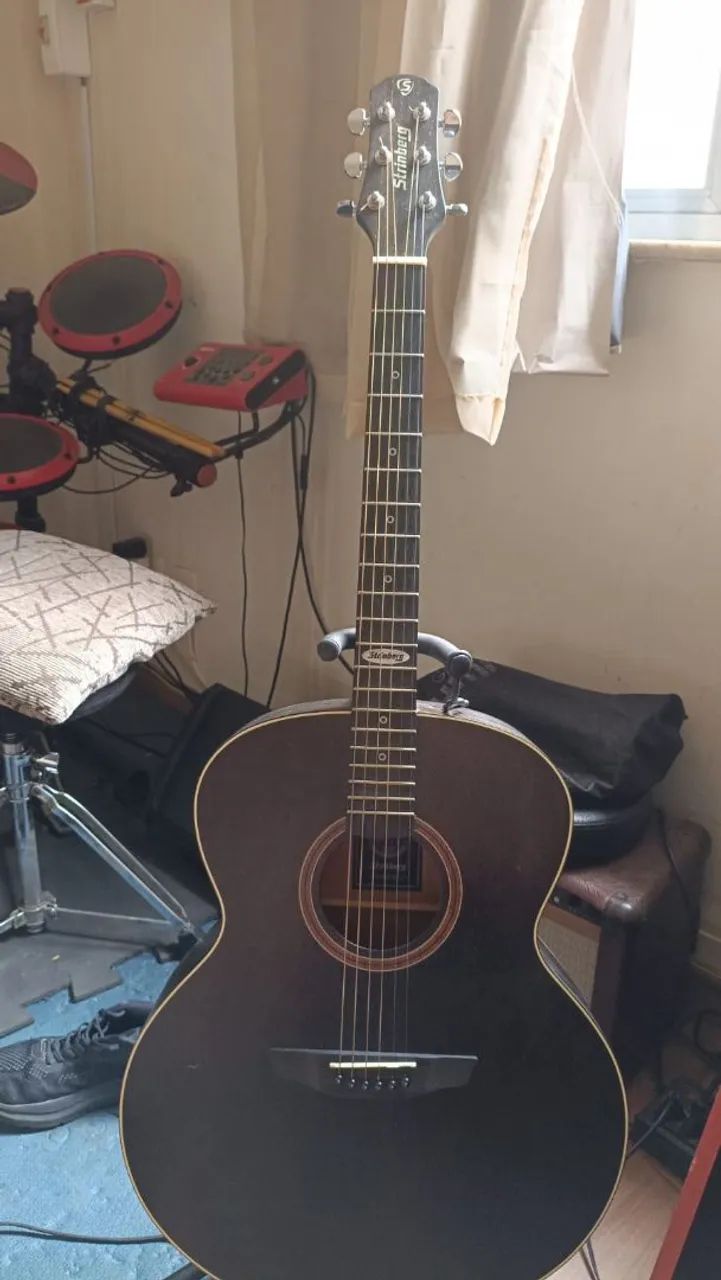 Violão Strinberg SJ200 com upgrades e bag