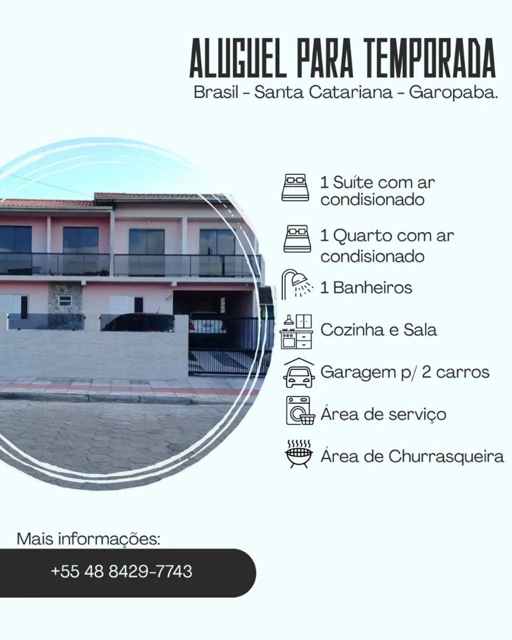 Aluguel de casa Garopaba sc - temporada 