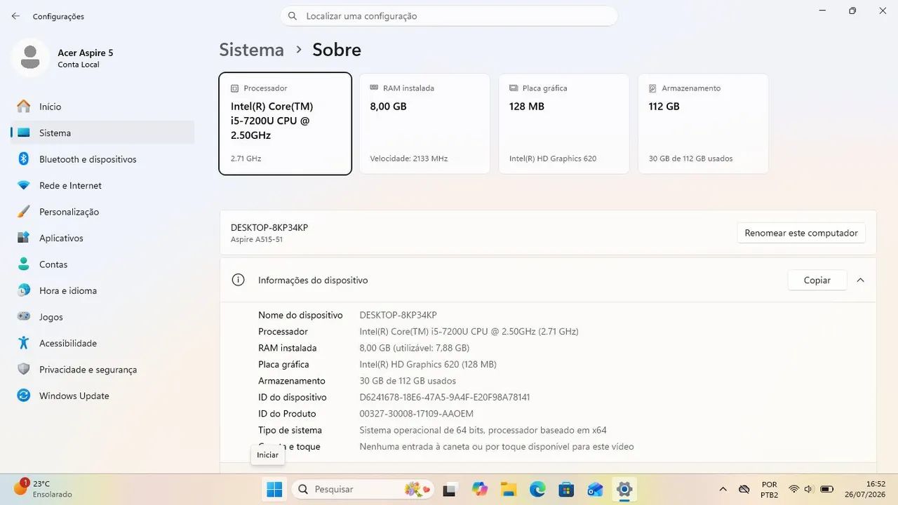 Notebook Acer Aspire 5 - Foto 3