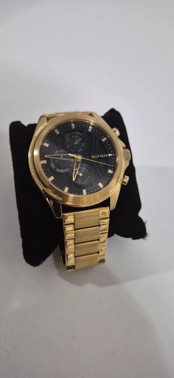 ? RELÓGIO TOMMY HILFIGER ORIGINAL - DOURADO | IMPECÁVEL - Foto 2