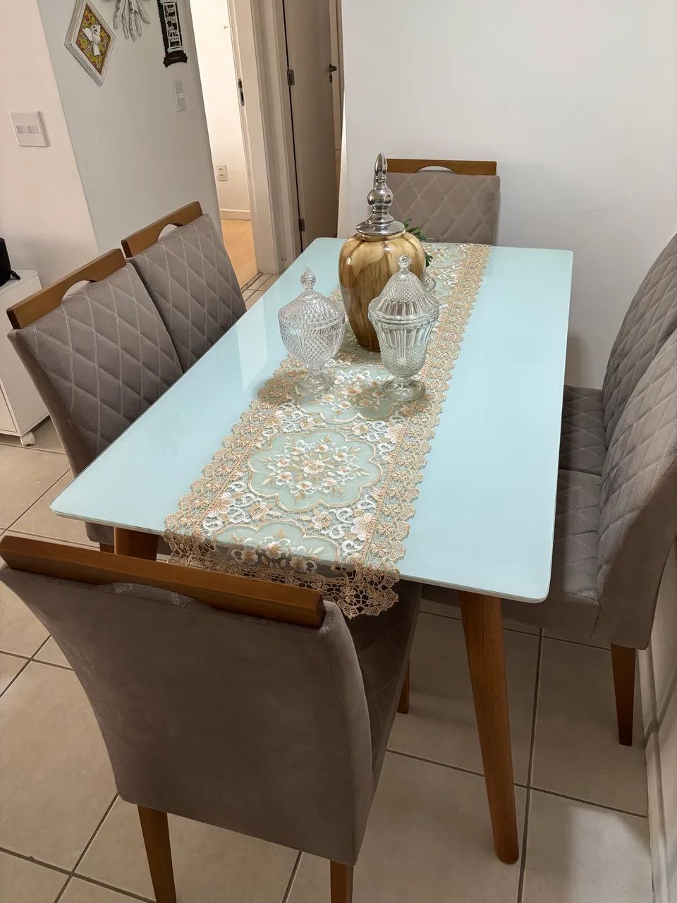 Vende-se elegante mesa de jantar - Foto 5