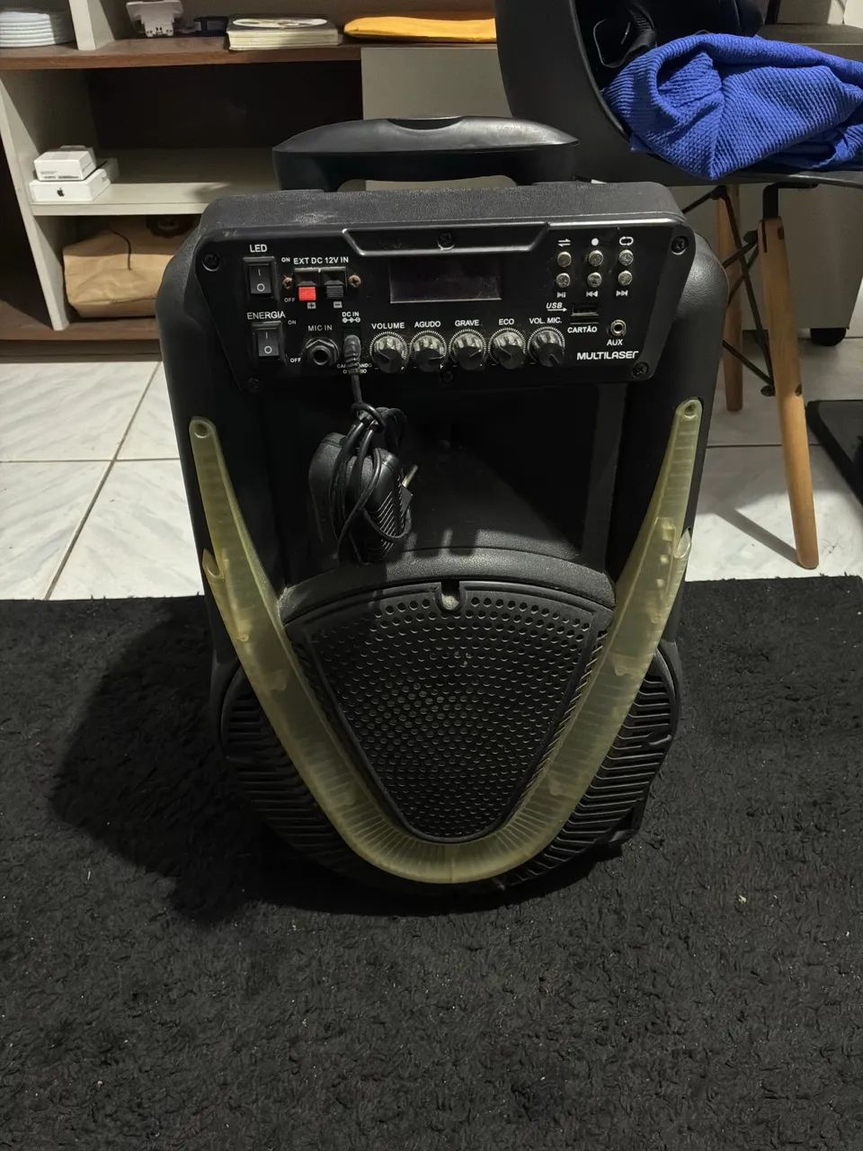 Caixa de som 500W Bluetooth 